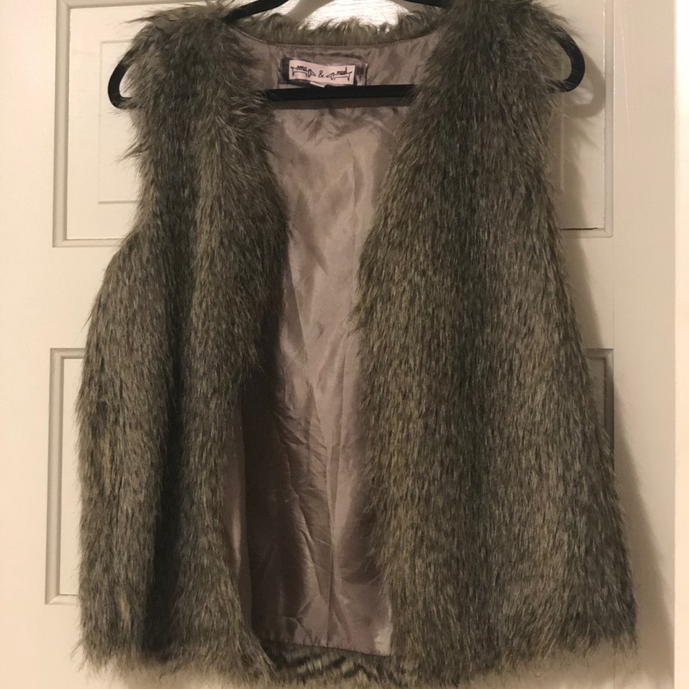 Fuzzy vest